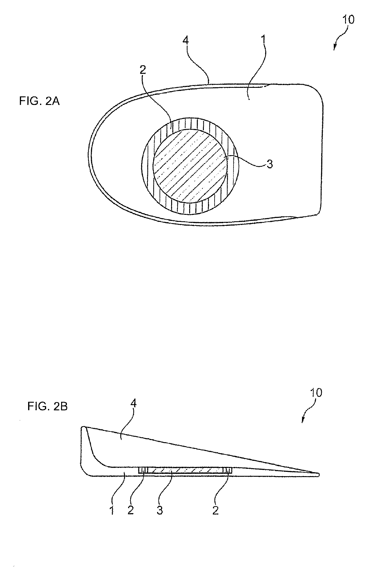 Visco-elastic insert