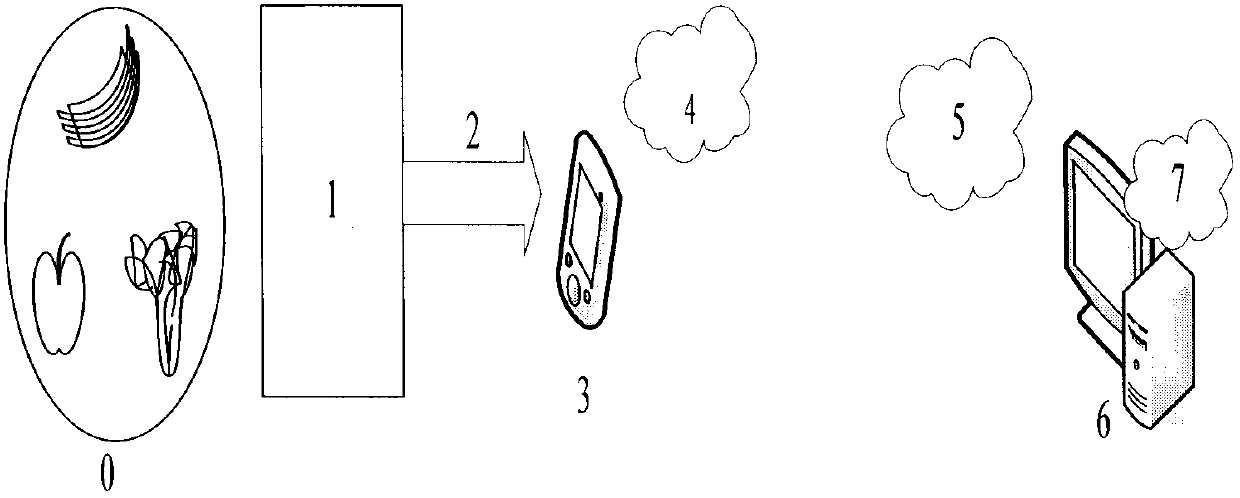 Open food safety inspection system based on mobile phone platform