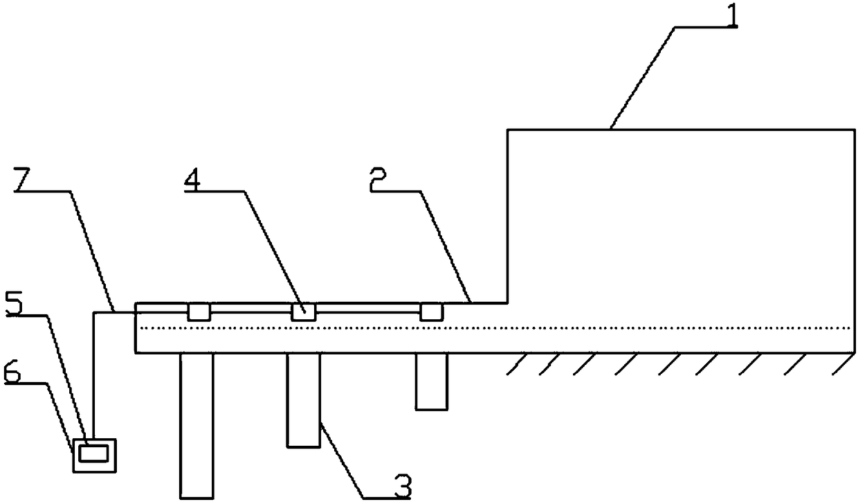 Bridge-tunnel connecting segment anti-freezing system based on semiconductor laser technology