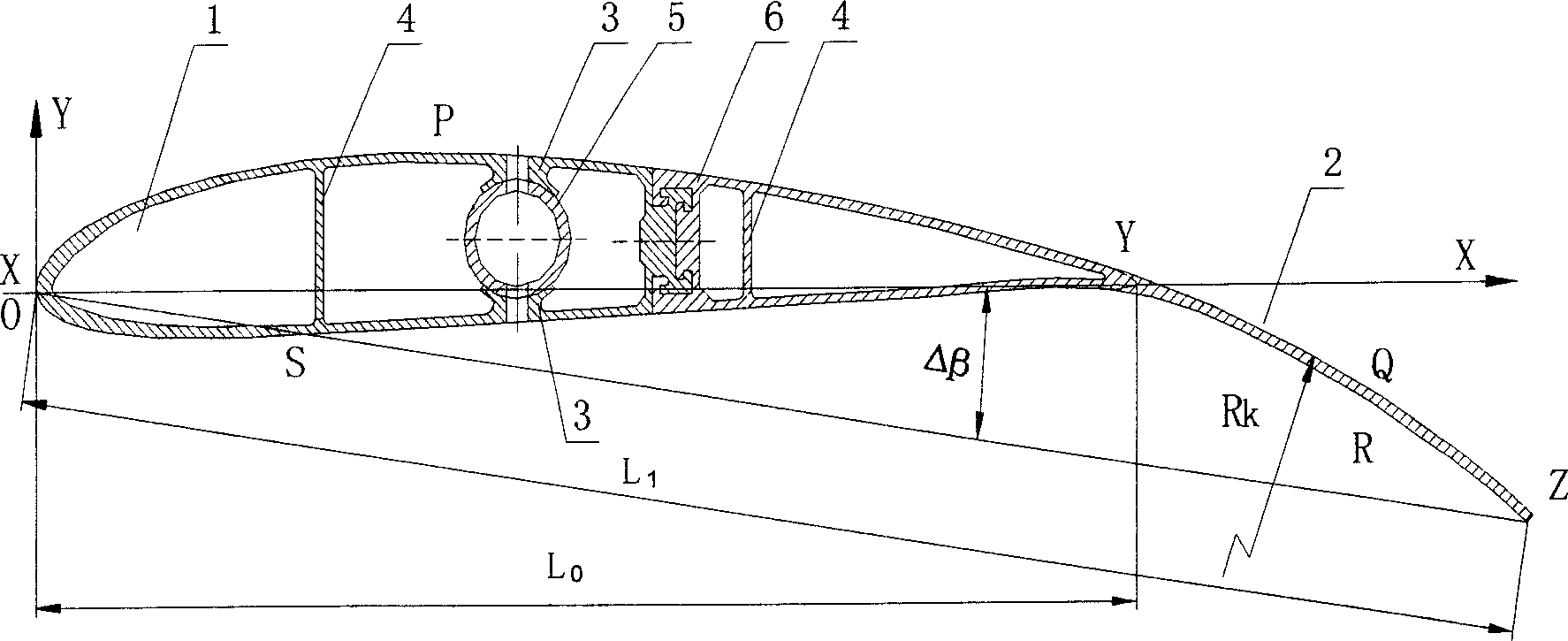 Axial type energy-saving fan blade for extrusion and cutting process