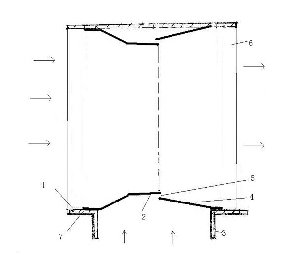 Non-paddle bypass type underwater pushing, transporting and stirring method and device