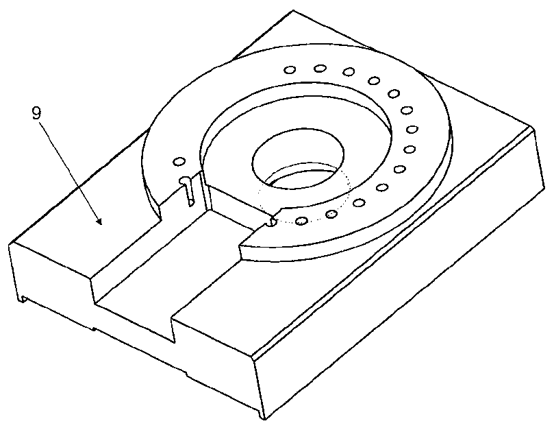 Spinning wheel angle adjusting device used for paired wheel spinning equipment