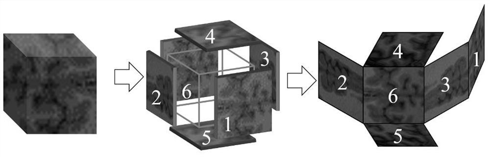 Head three-dimensional MRI super-resolution reconstruction method