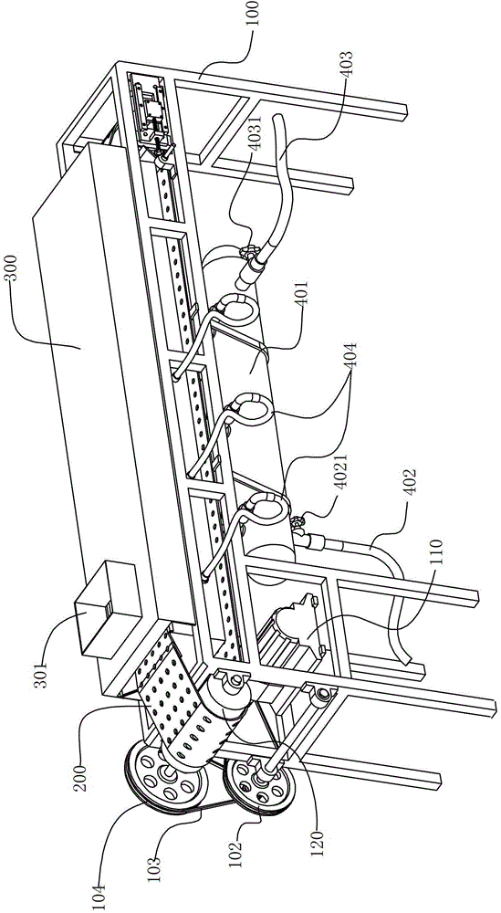 Automatic flour steaming device