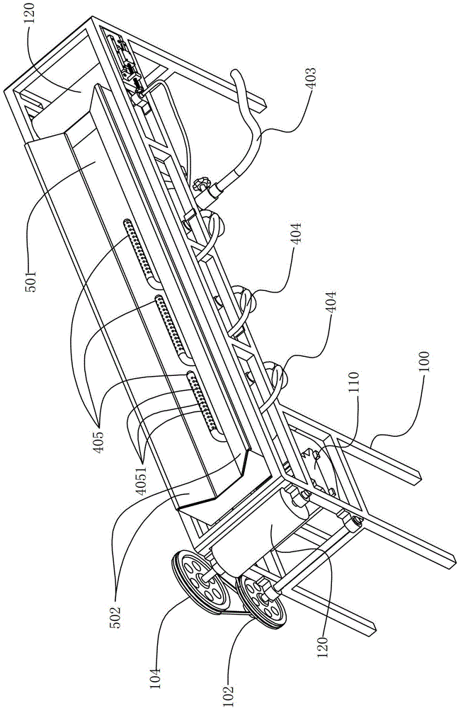 Automatic flour steaming device