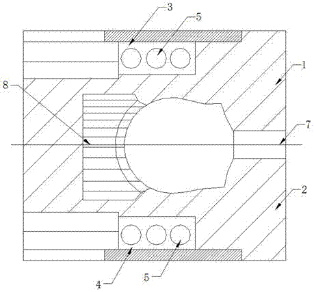 Electromagnetic heating tyre mould