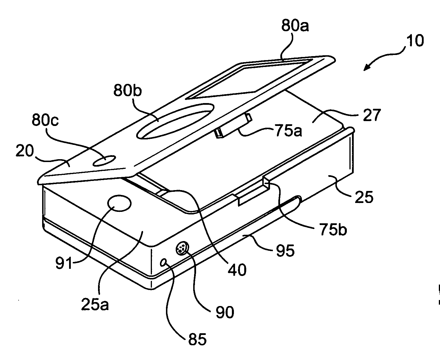 Travel case for a portable electronic device