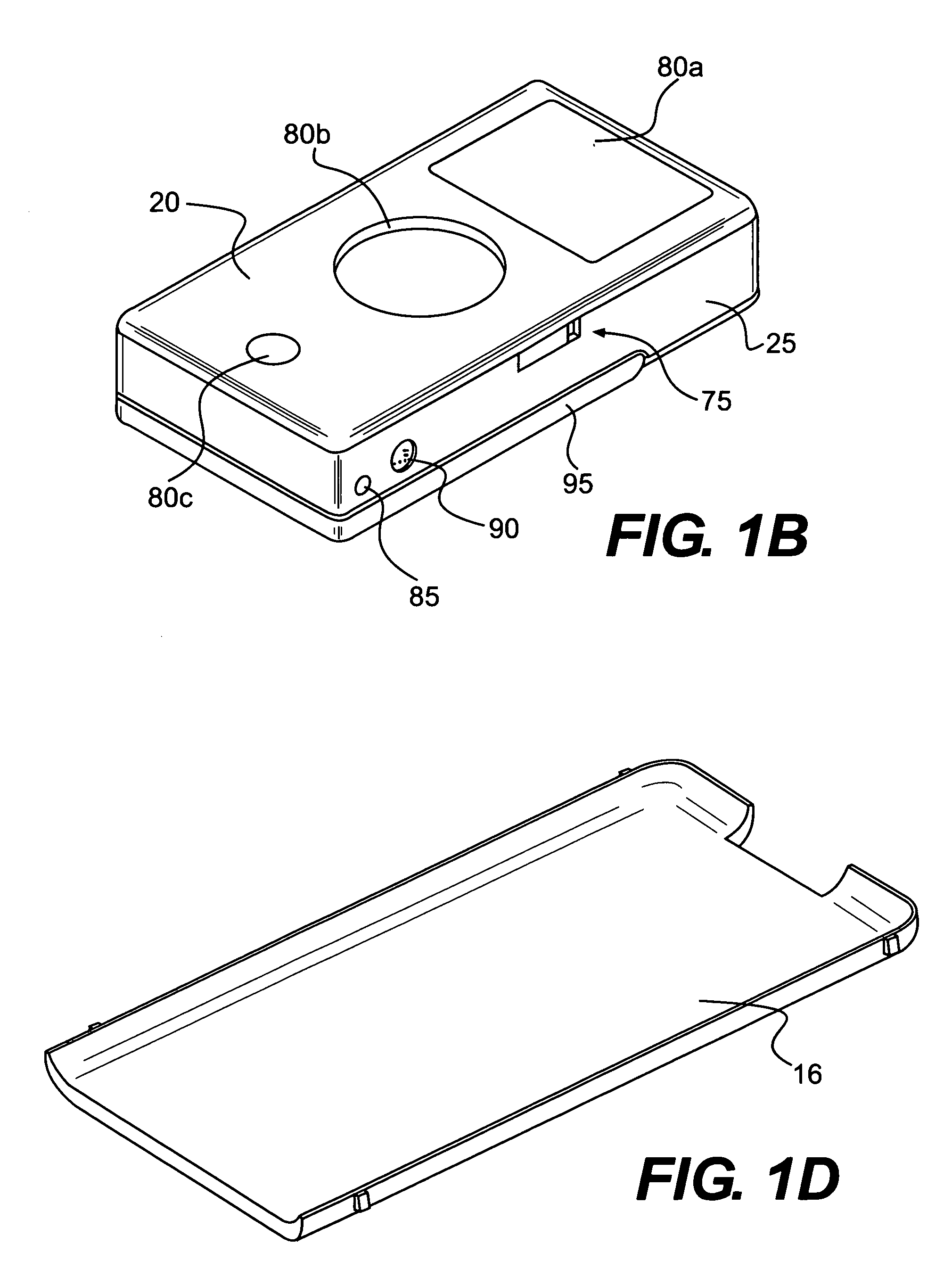 Travel case for a portable electronic device