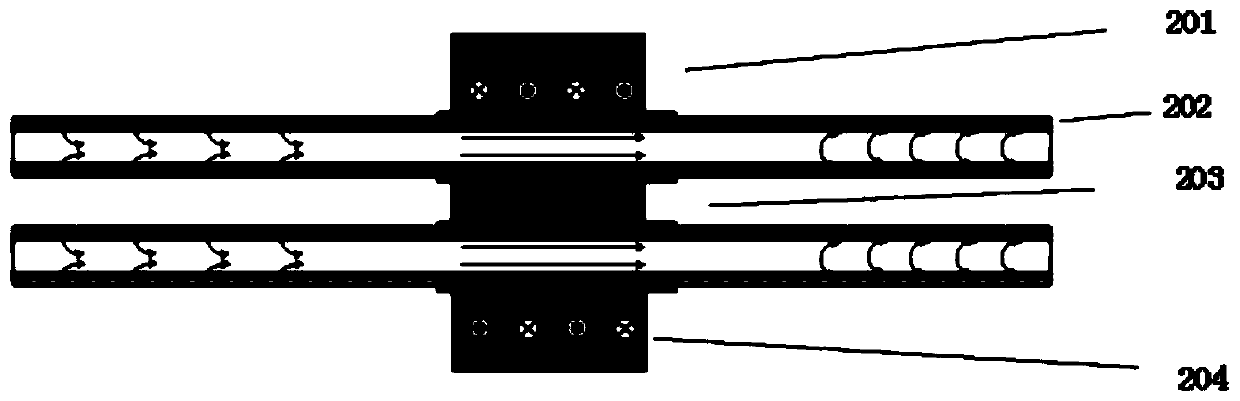 Alkali metal heat pipe adopting electromagnetic pump for auxiliary drive and heat transfer method of alkali metal heat pipe