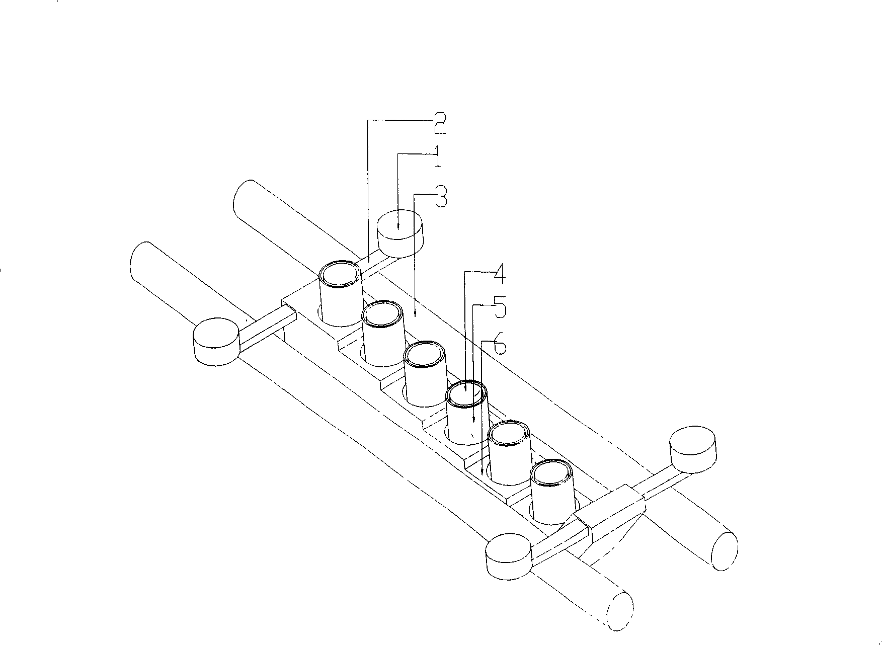 Long term monitoring sensor for steel bar corrosion in steel concrete member