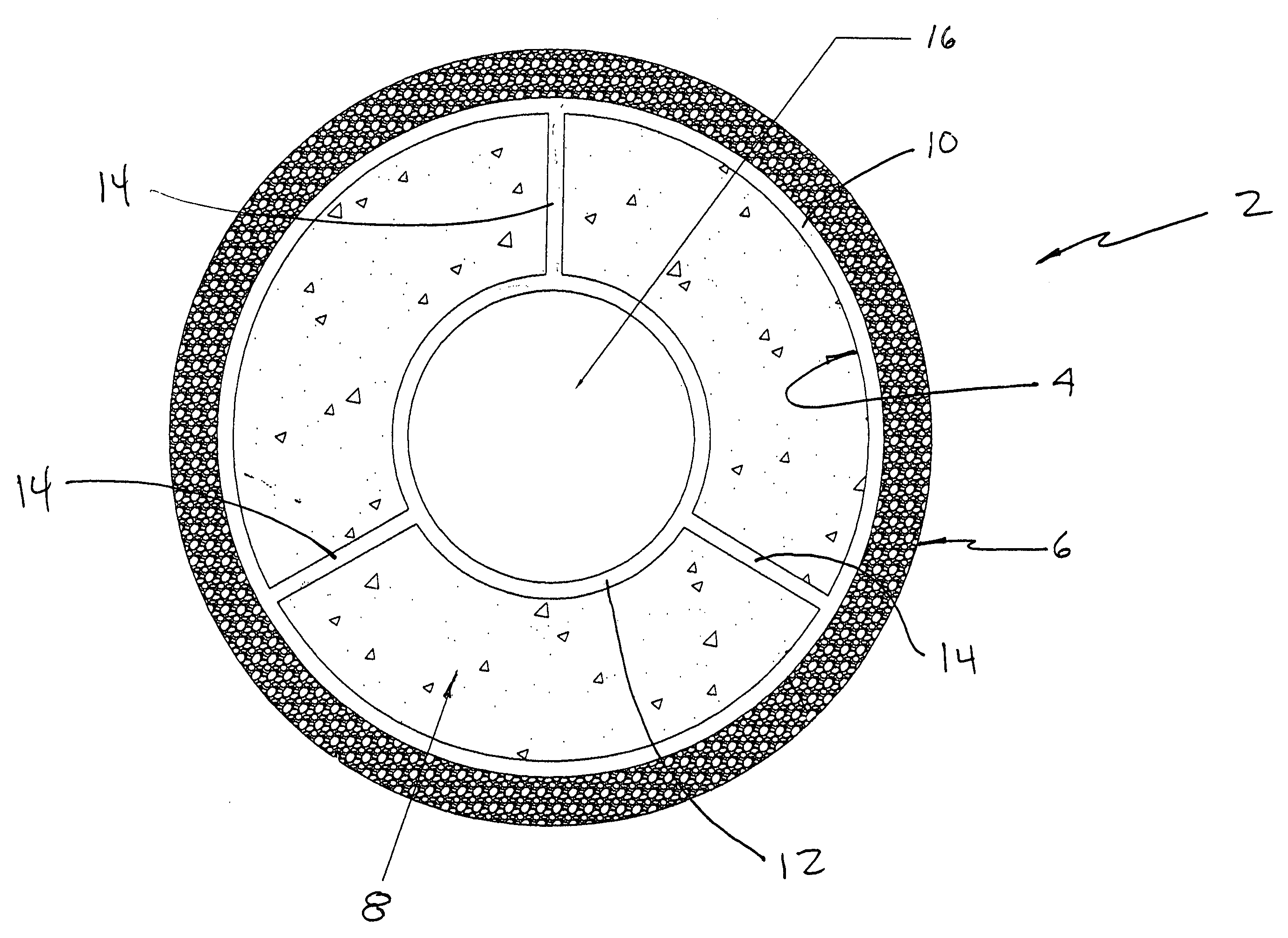 Composite telephone pole