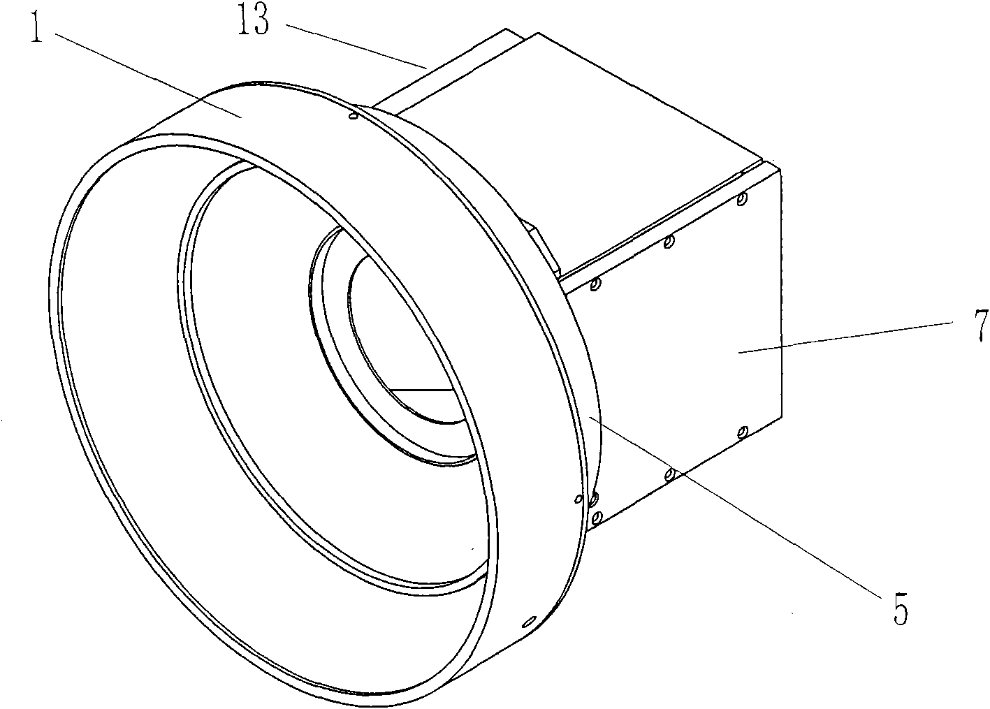 Coaxial lighting AOI light source device