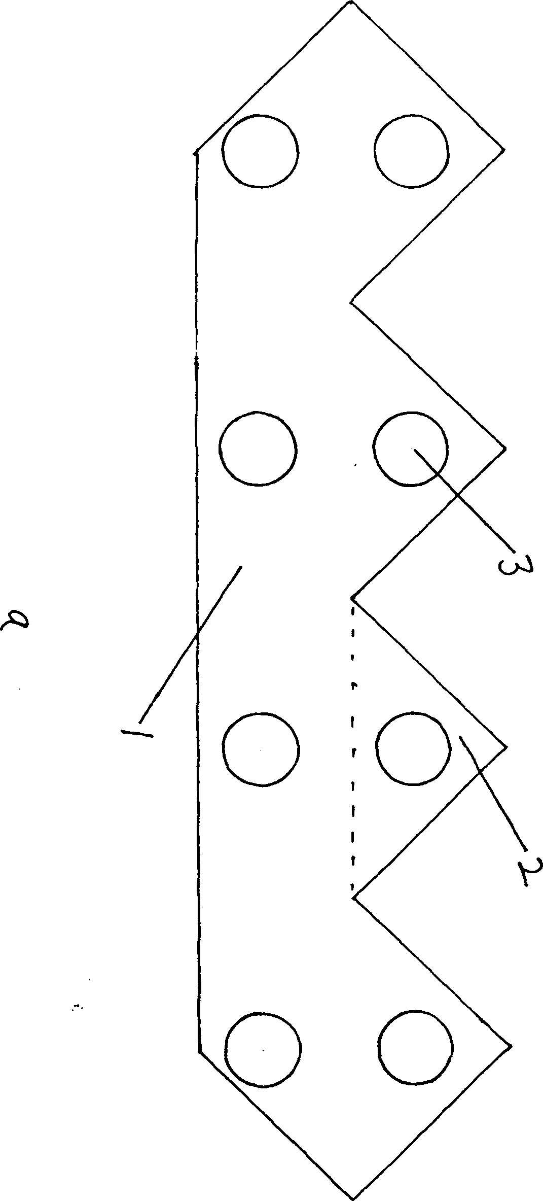 Suspended wave elimination dike