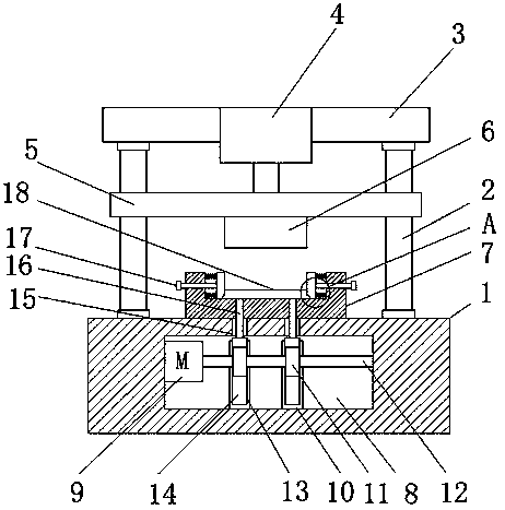 Injection mold facilitating rapid mold releasing