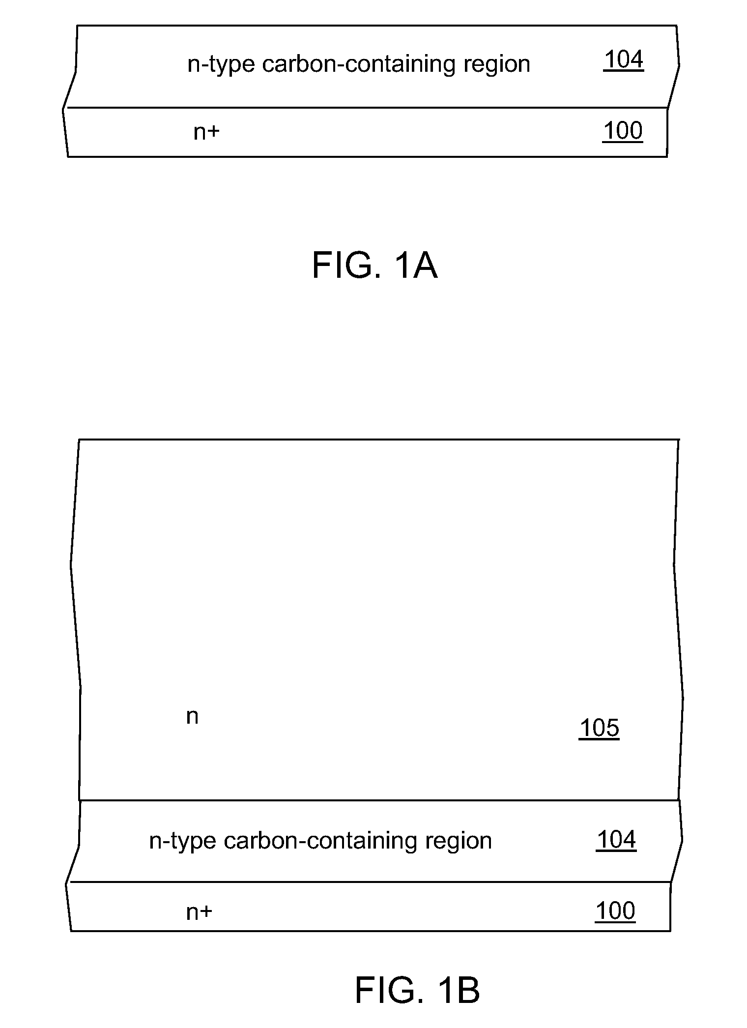 Structure and method for forming power devices with carbon-containing region