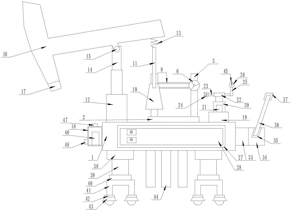 Mini-type piling device for construction site