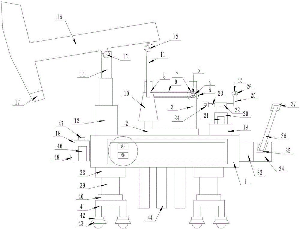 Mini-type piling device for construction site