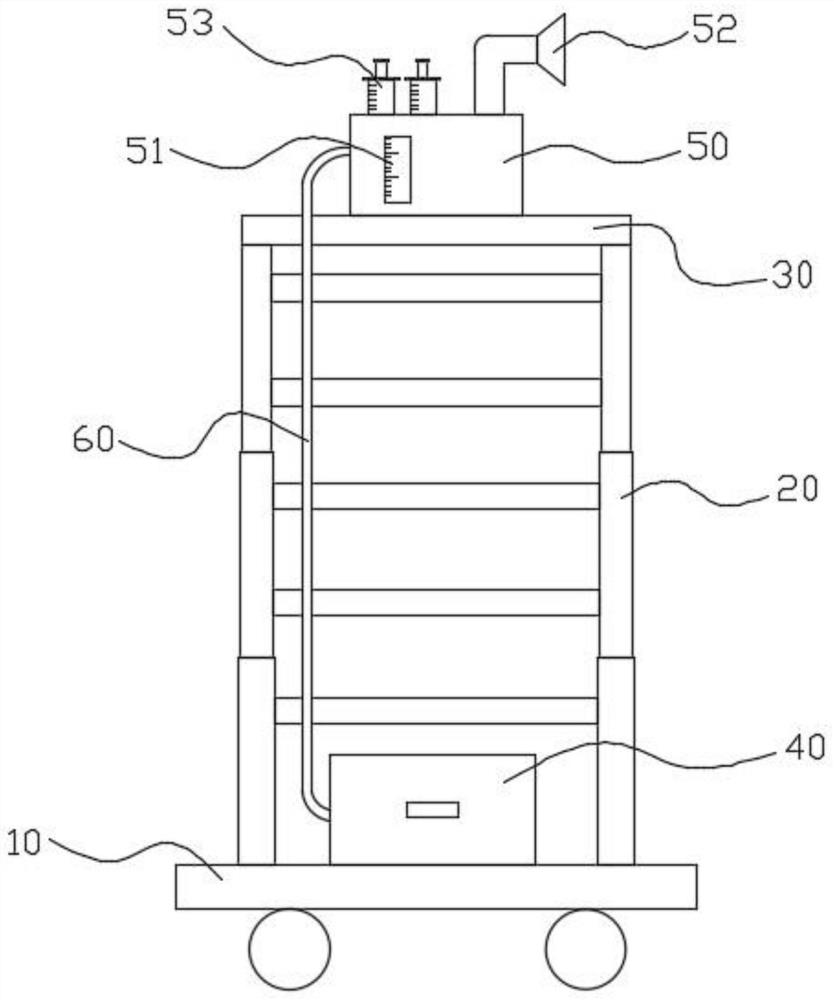 Automatic lifting, spraying, disinfecting and sterilizing device for air conditioner air outlet and return air inlet