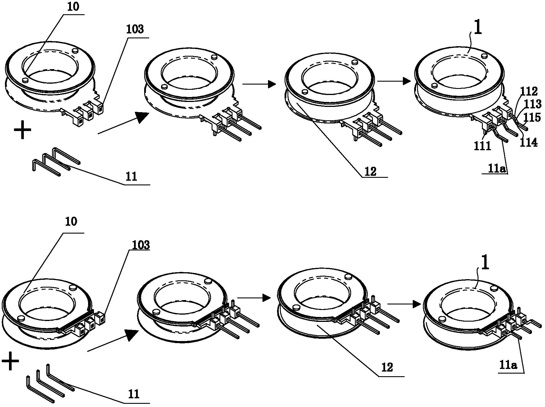 Coil part and manufacturing method therefor