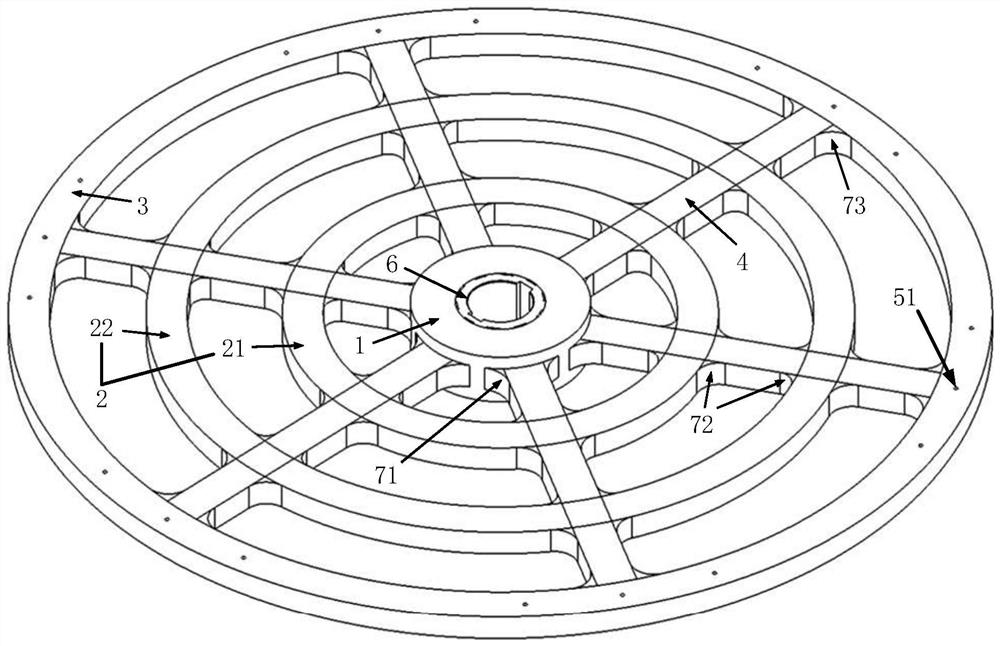 Foam sandwich carbon fiber flywheel and manufacturing method thereof