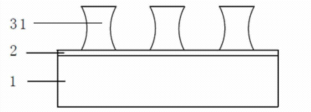 Local plasma resonance refraction index sensor and manufacturing method thereof