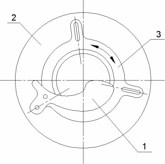 Garlic root cutter with cutting area controllable