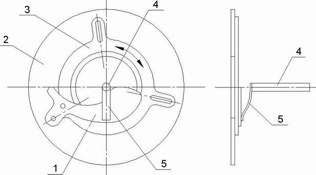 Garlic root cutter with cutting area controllable