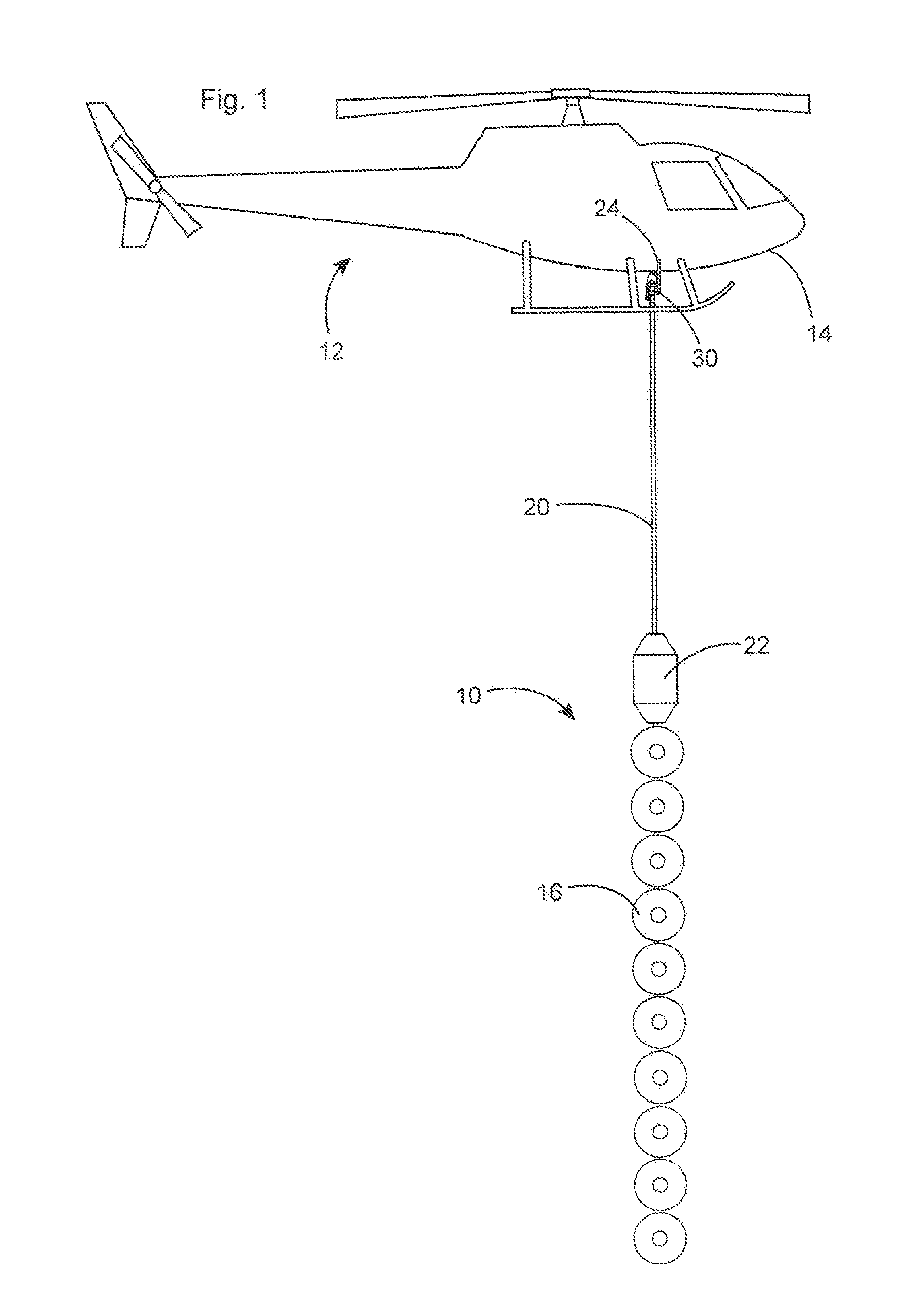 Aerial emergency load release mechanism