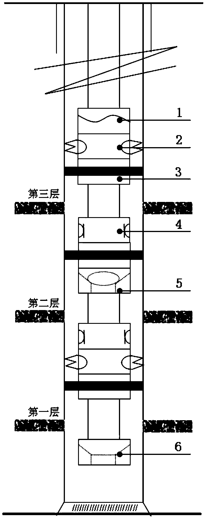 Packer and fracturing process pipe string