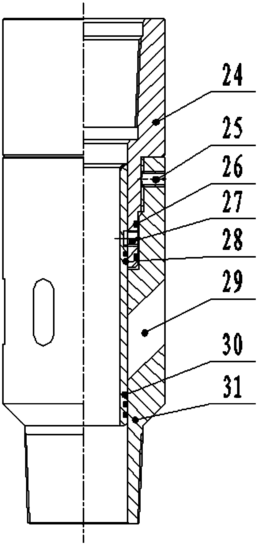 Packer and fracturing process pipe string