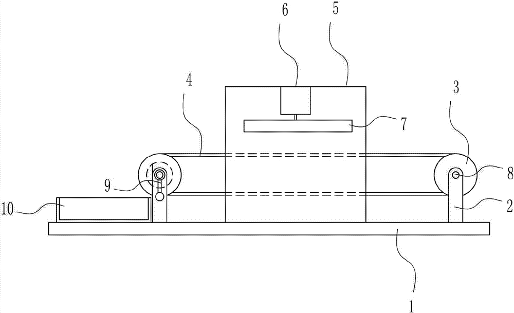 Shoe piece circulation adhesive drying device