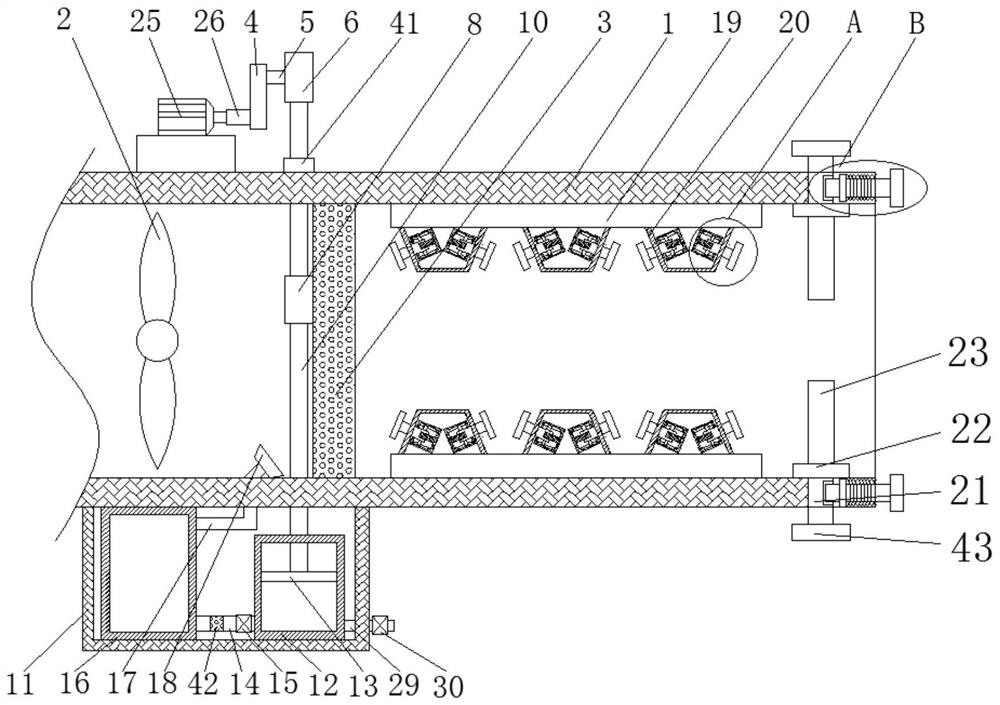 Diesel engine air guide device for agricultural machinery