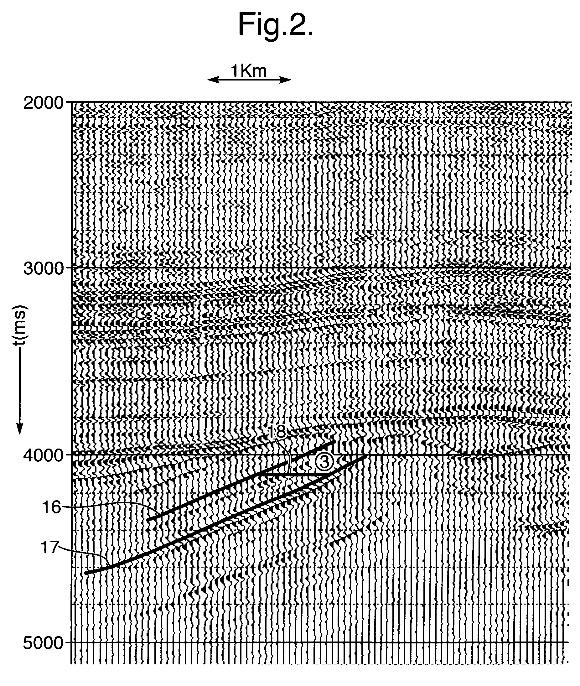 Time-lapse seismic survey of a reservoir region