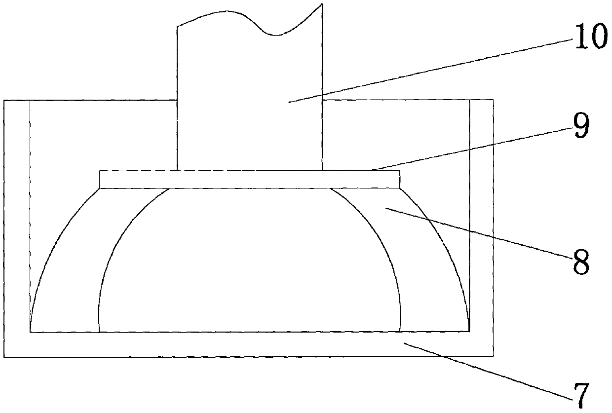 Range finder convenient for water removing of autonomous vehicle