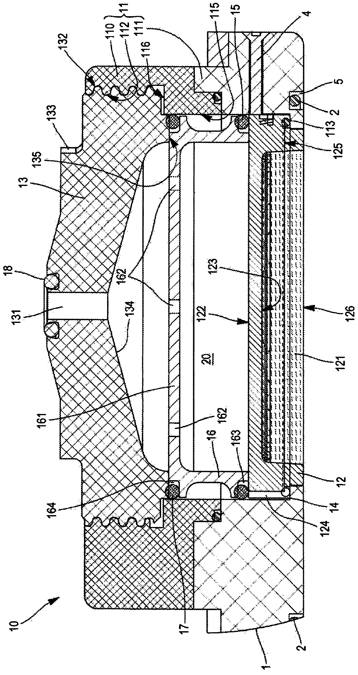 Tooling comprising a mould cavity made of porous material, a patty forming machine and mould cavity washing machine comprising such tooling