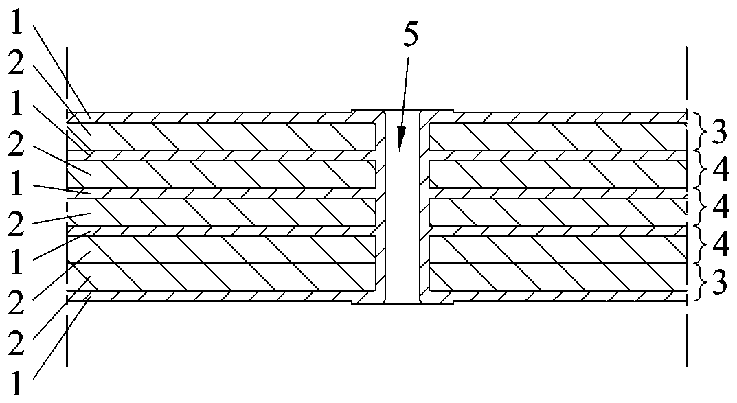 High-frequency multi-layer circuit board hole conduction technology and high-frequency multi-layer circuit board using it