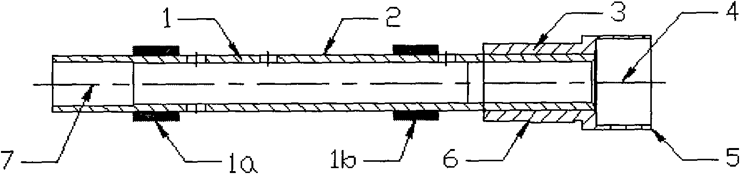 Mounting system special for accurately machining two supporting holes of elastic tube assembly and method