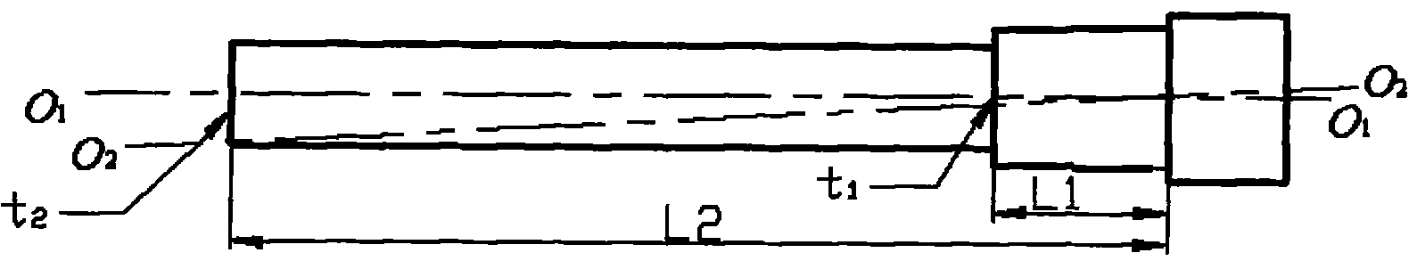 Mounting system special for accurately machining two supporting holes of elastic tube assembly and method