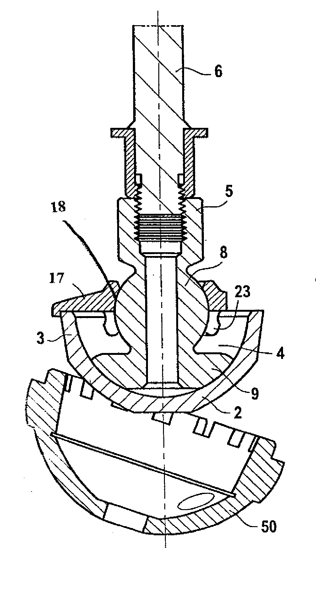 Device for gripping and inserting an insert element