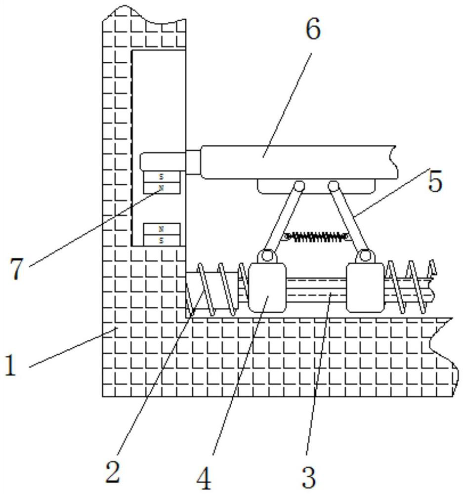 Anti-kicking ash removal base device for computer host