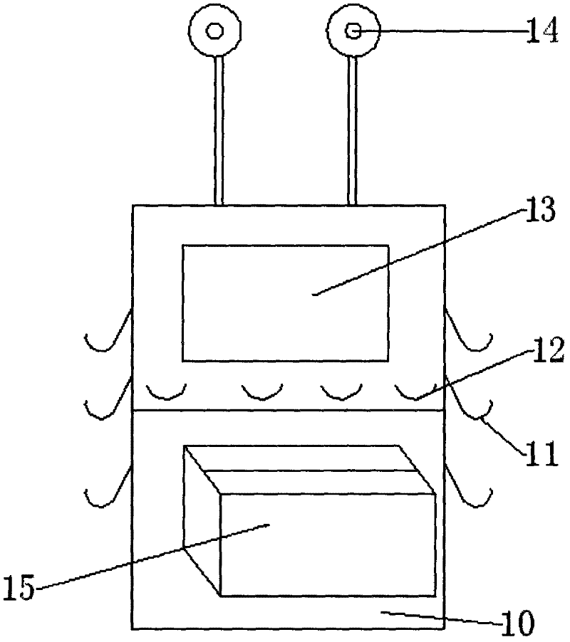 Sucking disc type multifunctional storage box