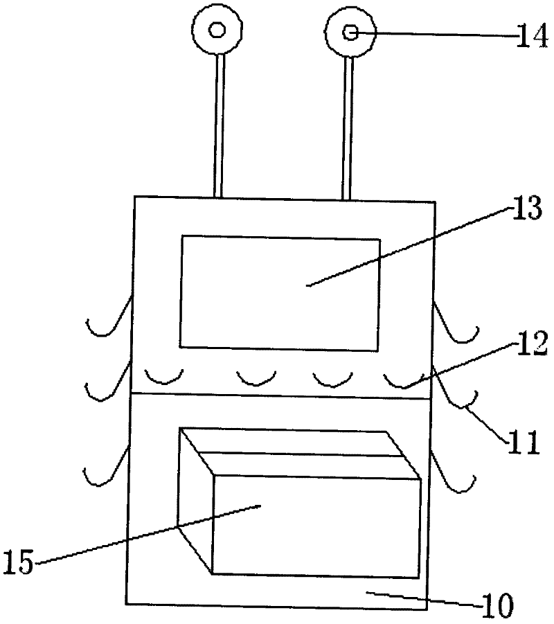 Sucking disc type multifunctional storage box