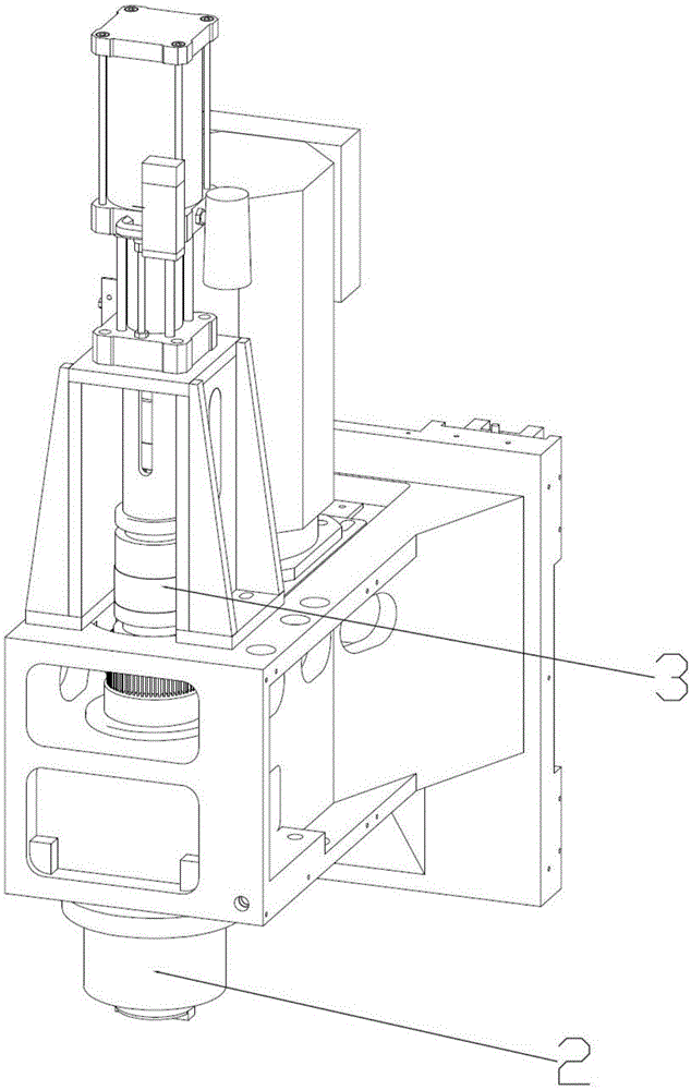 Numerical control machine tool main shaft structure