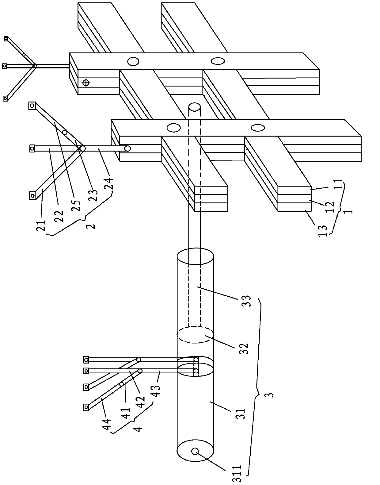 Buffer energy-absorption anti-collision mechanism with both collision compatibility and passing ability