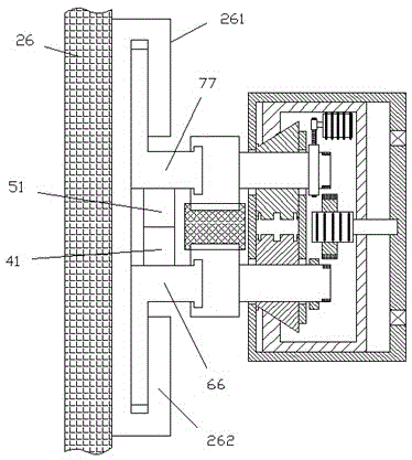 Cooling type installing assembly provided with draught fan and used for LED display device