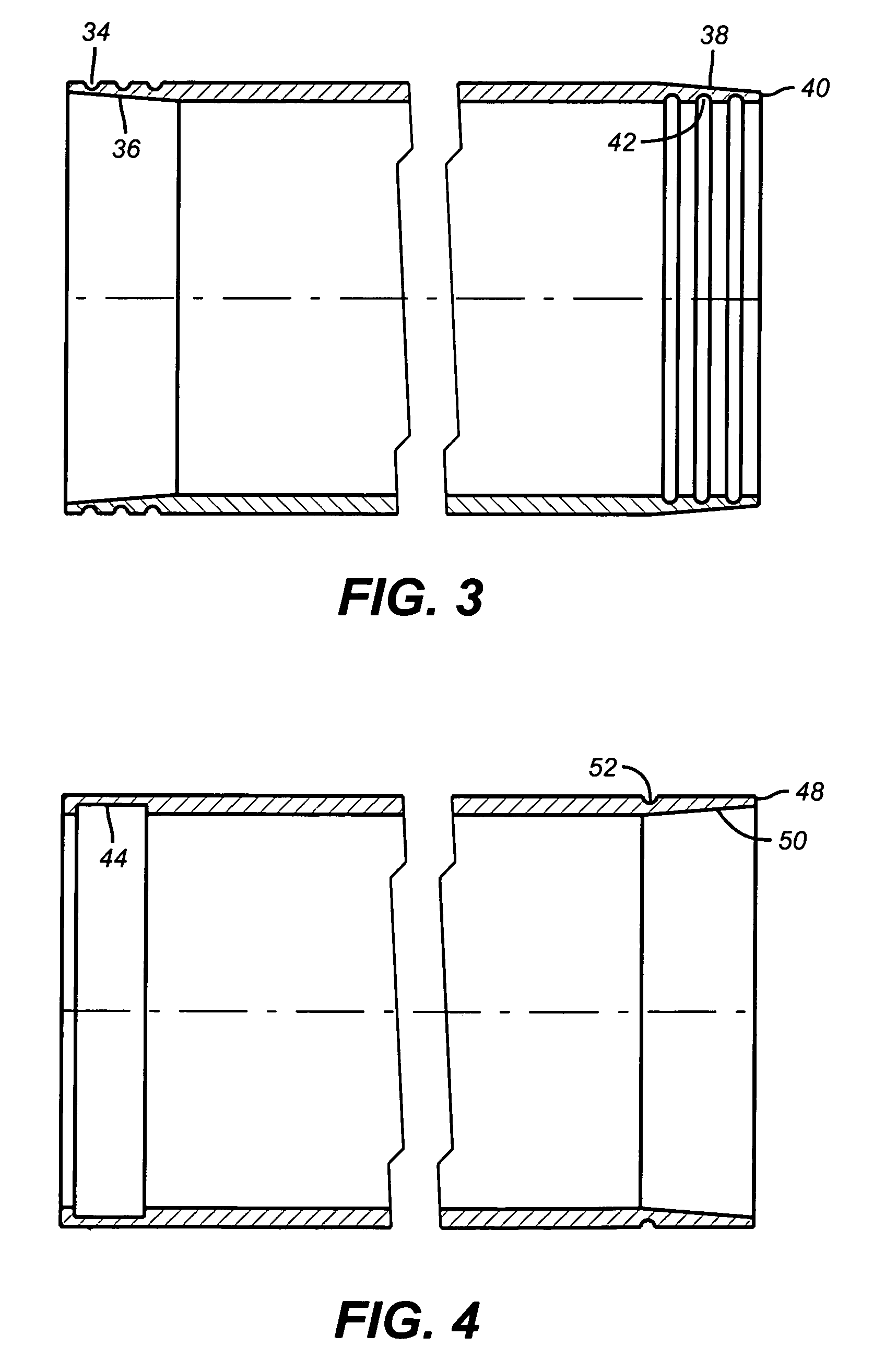 Method for reducing diameter reduction near ends of expanded tubulars