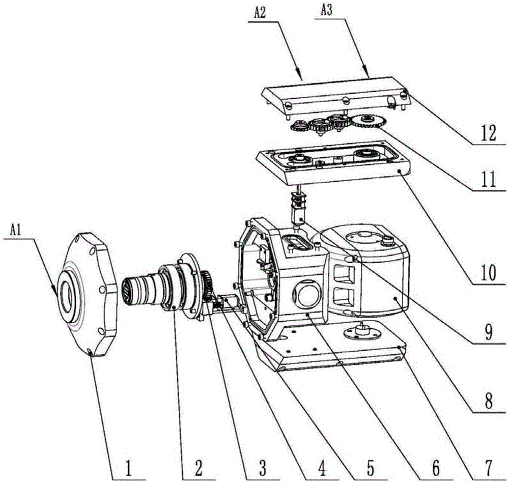 All-direction cruising and photographing mechanism and wheel type pipeline detecting robot