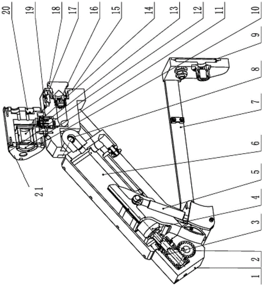 All-direction cruising and photographing mechanism and wheel type pipeline detecting robot