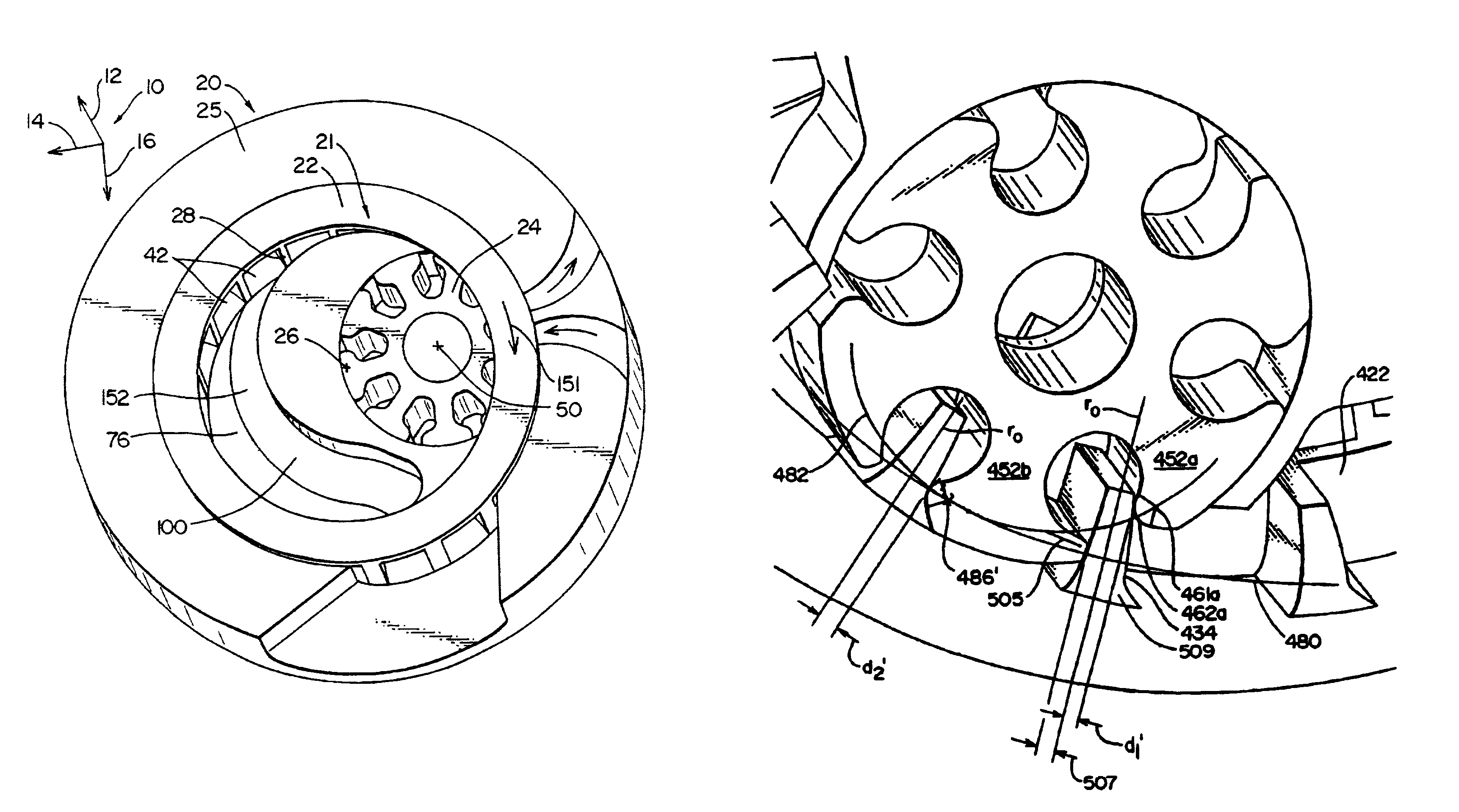 Rotary positive displacement device