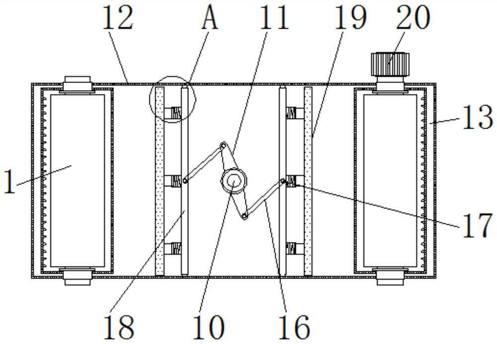 A conveying device with anti-adhesion function for bread production